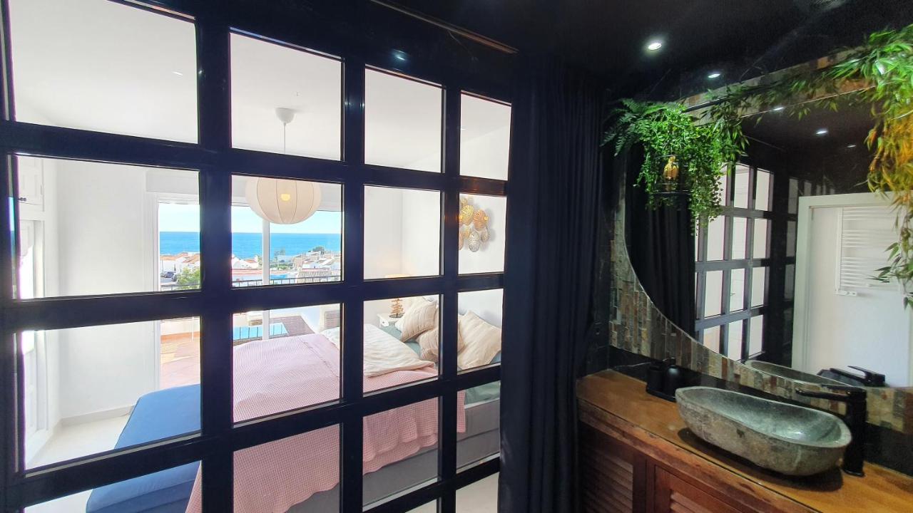 Stilfullt Semesterhus Naera Pool Och Strand. Nerja Exteriör bild